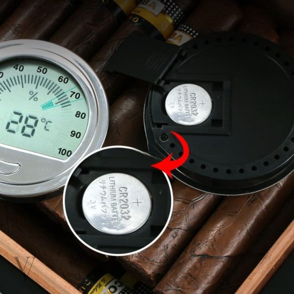 TESLA hygromètre pour maintenir l'humidité idéale des cigares