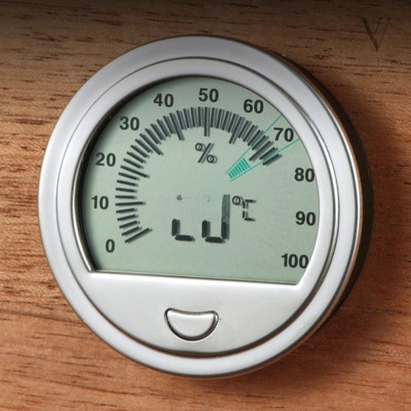 Dispositif électronique de contrôle d'humidité pour cigares