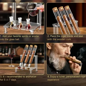 Accessoire élégant pour infuser vos cigares