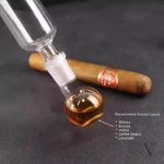 Infuseur aromatique pour cigares, verre de qualité