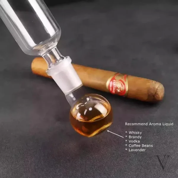 Infuseur aromatique pour cigares, verre de qualité