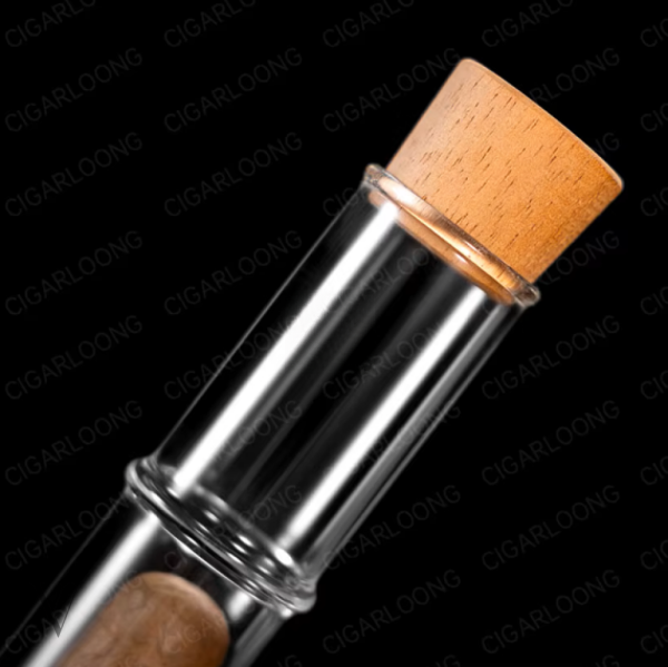 Outil aromatique pour cigares, finition en verre