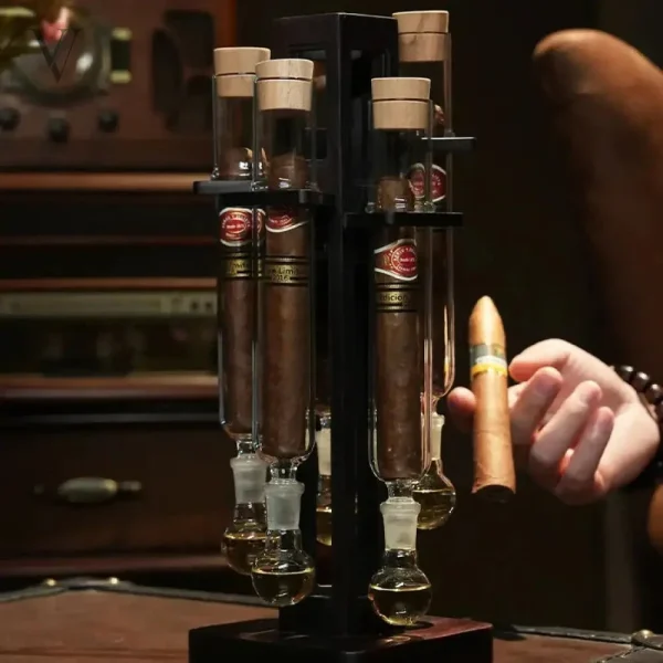 Infuseur de luxe pour 5 cigares