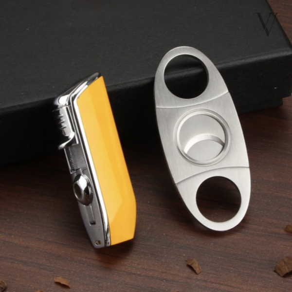 pack-briquet-et-coupe-cigare-cohiba-houdini-1 Pack Briquet et Coupe-Cigare HOUDINI pour fumeurs élégants