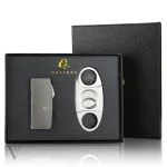 Coffret Briquet et Coupe-Cigare, cadeau parfait pour fumeurs