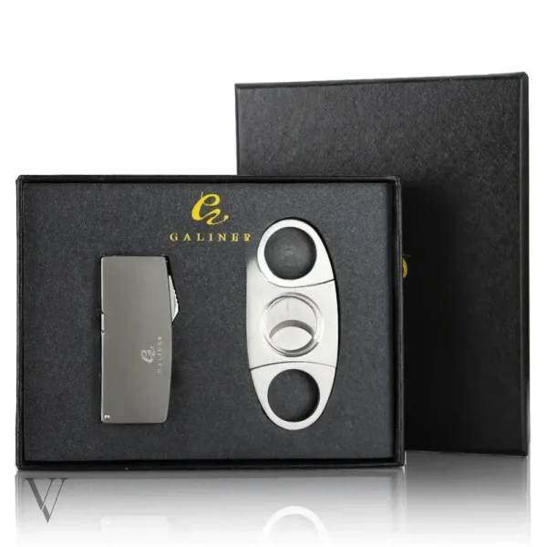 Coffret Briquet et Coupe-Cigare, cadeau parfait pour fumeurs