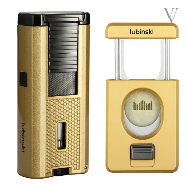 Accessoire chic : briquet torche et coupe-cigare en un