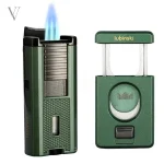 Accessoire de fumeur : briquet et coupe-cigare de prestige