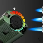 Briquet torche avec finition premium et coupe-cigare