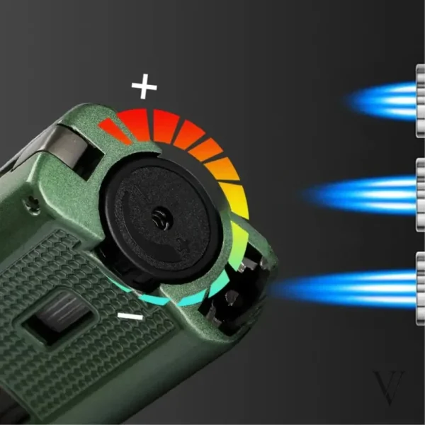 Briquet torche avec finition premium et coupe-cigare