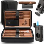 Coffret en cuir pour cigares TISFA STYLE