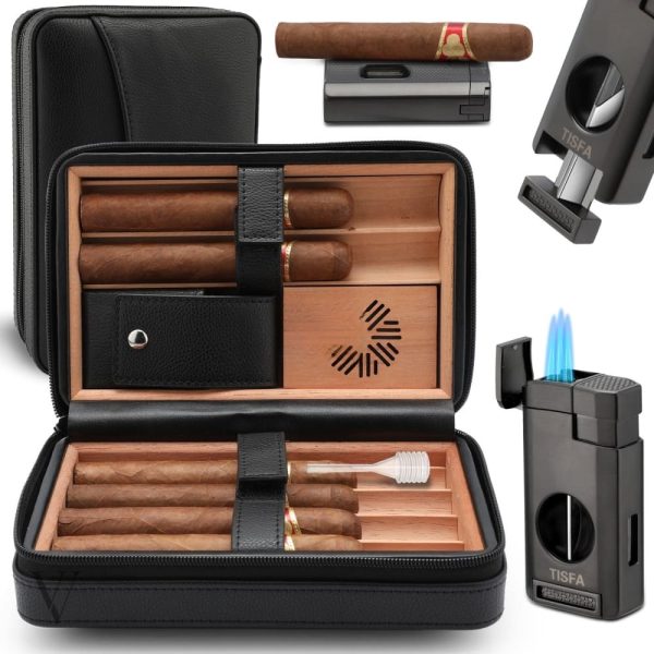 Coffret en cuir pour cigares TISFA STYLE