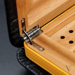 Humidor en cuir WALLY pour amateurs de cigares