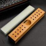 Humidor luxe WALLY en cuir pour cigares