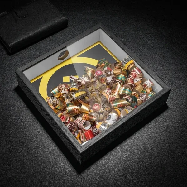 Coffret à bagues stylisé pour cigares