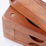Accessoire design pour cigares, bois naturel élégant