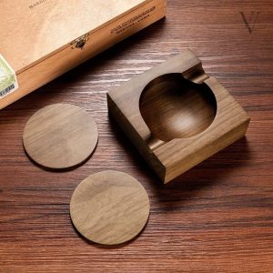 Cendrier à cigares au design élégant, style Whisky