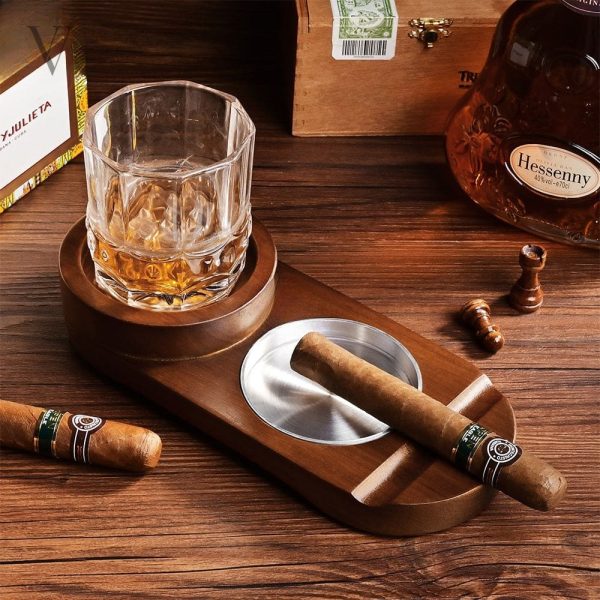 Accessoire pour cigare et whisky, élégant et pratique