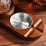 Cendrier à cigares, parfait pour dégustation de whisky