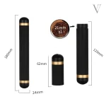 Tube à cigare Zamak, accessoire pour amateurs de cigares