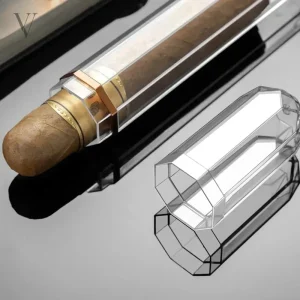 Protection pour cigares avec design prismatique