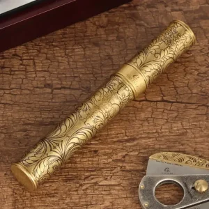 Design sophistiqué d’un tube à cigare haut de gamme